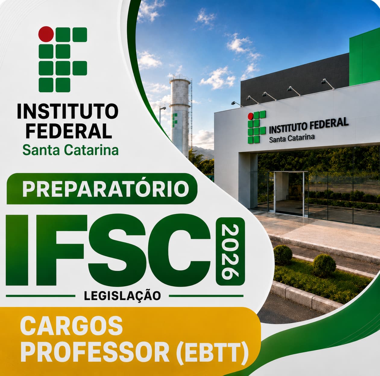 Preparatório IFSC 2026 - Professor (EBTT) - LEGISLAÇÃO