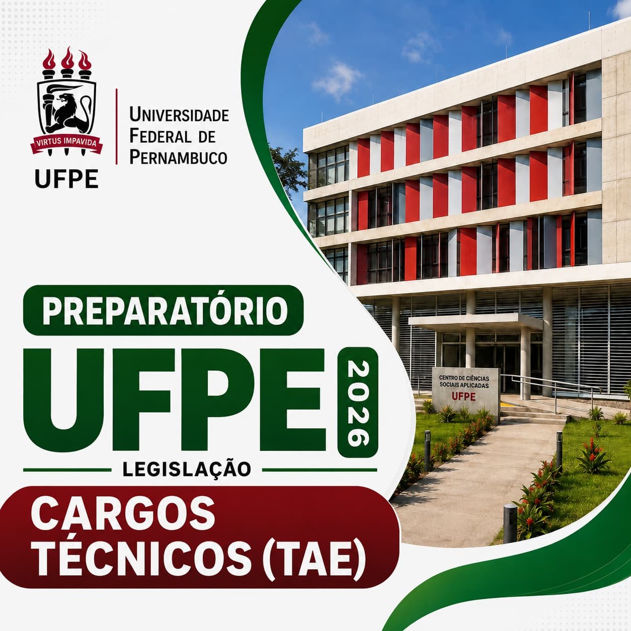 Preparatório UFPE - Técnico-Administrativos em Educação (TAE) - LEGISLAÇÃO